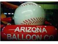 big baseball helium balloon - USA made balloons.