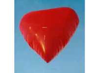 Big Heart shape helium balloons made in USA.